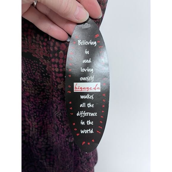 Vintage Midi Dress Womens 16W Deadstock Forest Fairy 90s Grunge Whimsy Sheer - Picture 6 of 16